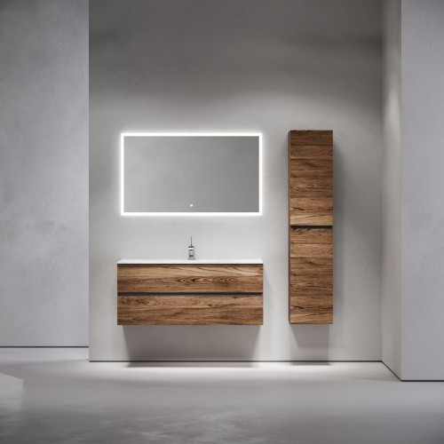 Тумба под раковину Sancos Urban UR120-1ECH 120х50 подвесная цвет коричневый - фото 2